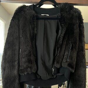Calvin Klein faux fur
